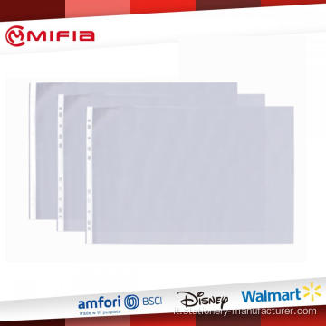 PP Transparent Sheet Protector - Opending Long Side